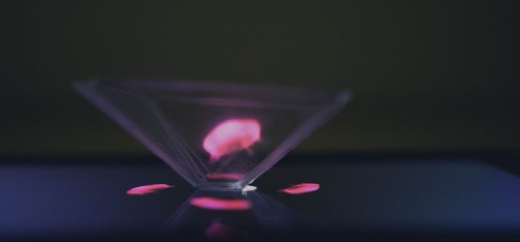 Prisma-Hologramm aus CD-Hülle